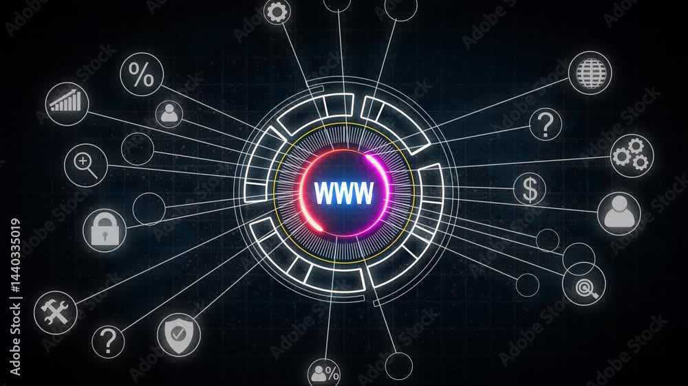 Poster glowing, world wide web concept globe icon set. planet web symbol set. planet icon with world wide w