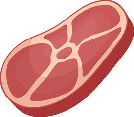 Meat products clipart design illustration