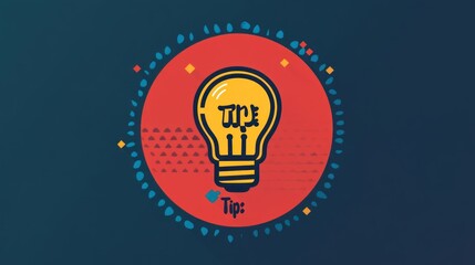 Idea lightbulb graphic