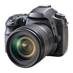 High resolution image of a digital SLR camera with a large lens