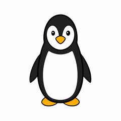 penguin on a white background