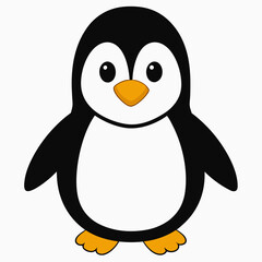 penguin on a white background