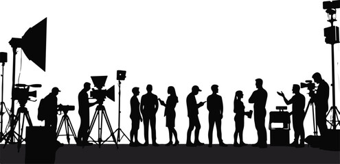 Behind the Scenes: Film Crew at Work