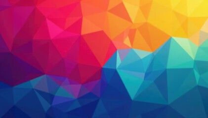 Obraz premium Geometric shapes, vibrant color gradients, flawlessly continuous , abstract, curve, triangle