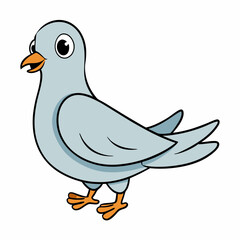 vector illustration of dove