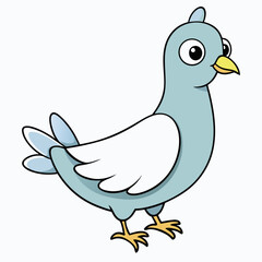 vector illustration of a bird