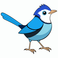 blue bird singing