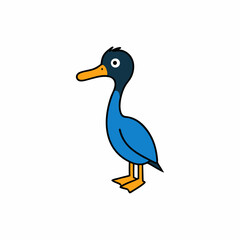 blue heron cartoon