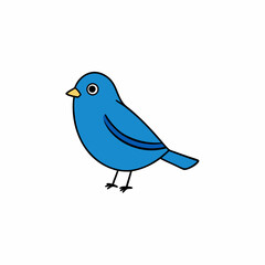 blue bird on a branch