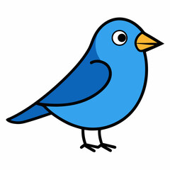 blue bird cartoon
