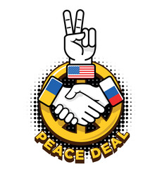 peace deal agreement handshake