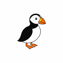 vector illustration of a penguin
