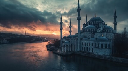 Fototapeta premium Majestic Sunset over the Ortak