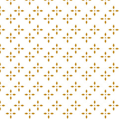 Tile Images, Seamless vector illustration featuring floral patterns and stars in autumnal yellow and orange hues, creating a decorative wallpaper texture with maple leaves
