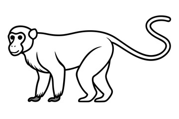 Modern Proboscis Monkey Sketch