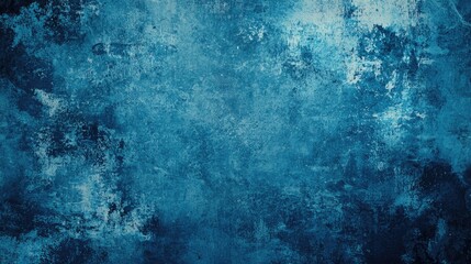 Obraz premium Textured Deep Blue Abstract Background with Grunge Effects for Creative Design Projects and Print Materials
