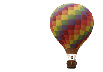 Obraz premium Colorful Hot Air Balloon