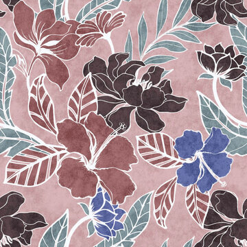 digital allover seamless pattern for kurti garment fabric design ready to print