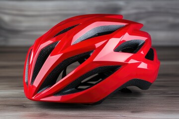 Red Bike Helmet