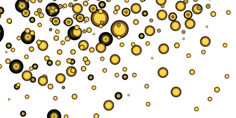 Modern background with bubbles. Cute Pattern for Postcard, Print, Banner or Poster. Vector Texture in Trendy Style