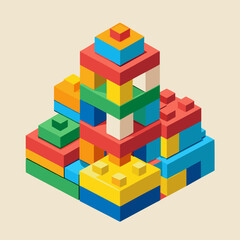 Obraz premium toy building blocks