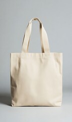 Beige Tote Bag Mockup. (11)