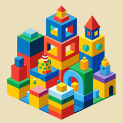 Fototapeta premium toy building blocks