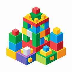 Obraz premium toy building blocks