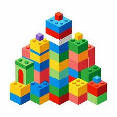 Fototapeta premium toy building blocks