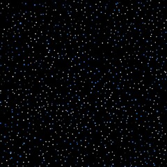 Blue and White Cosmic Dust Seamless Background