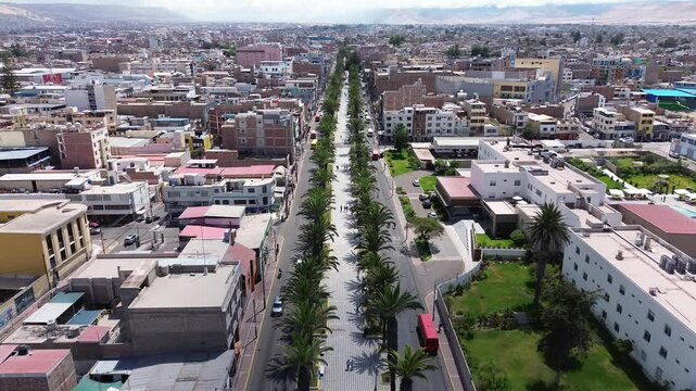 Alameda Bolognesi en Tacna, Per&uacute;