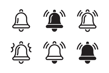 Notification Bell Icon Variations