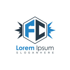 Modern Latter Luxury Monogram Logo with Royal Crown and Polygon Frame
