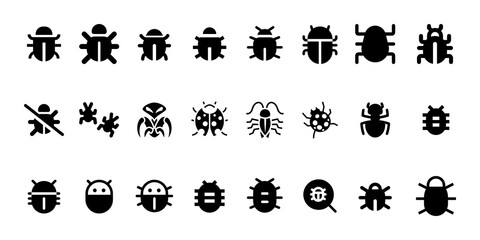 vector set of insect or bug 