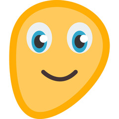 Text Emoji Flat Icon