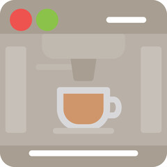 Coffee Brew Flat Icon