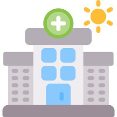 Hospital Flat Icon