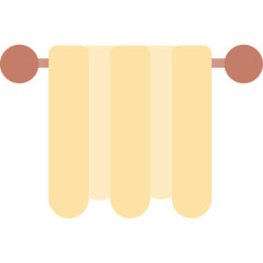 Curtains Flat Icon
