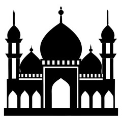 Download Islamic Mosque Silhouette Eps File For Design.