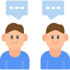 Leadership Speech Flat Icon