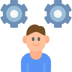 Leadership Strategy Flat Icon