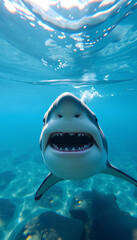 shark in the sea