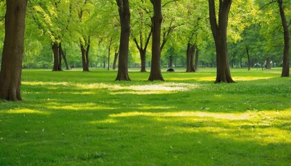 Obraz premium Oak grove in summer 1