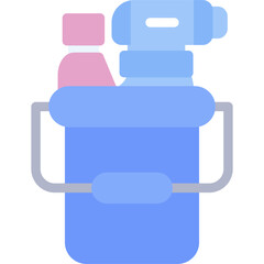 Cleaning Tools Flat Icon