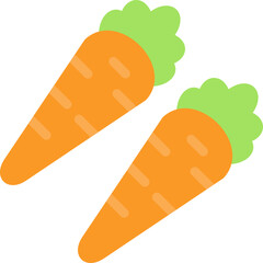 Carrot Flat Icon