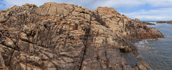 Rock formation Canal Rocks, Western Australia, Australia
