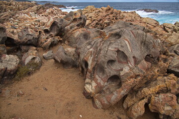 Rock formation Canal Rocks, Western Australia, Australia
