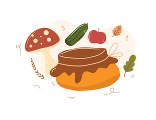 thanksgiving background vector design