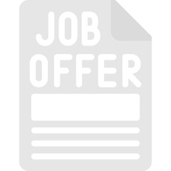 Job Offer Flat Icon