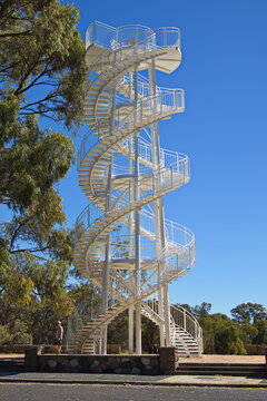 DNA Tower in Kings Park and Botanic Garden in Perth, Western Australia, Australia
